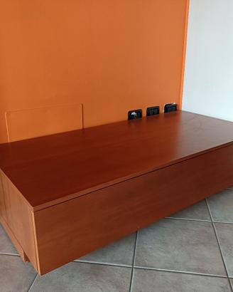 Mobile TV in legno colore ciliegio 