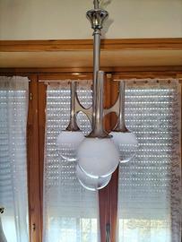 lampadario Space Age 4 globi  anni 60 