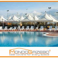 Gazebo 4x6 Moon copertura versatile 6x4 fissa