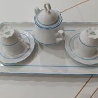 Elegante set da caffè in porcellana Johann Settman