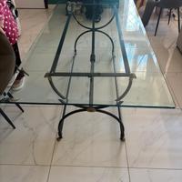 tavolo in ferro battuto 