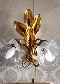 Lampada da parete fiorentina vintage