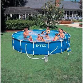 PISCINA INTEX FRAME CM.457X91 CON POMPA,