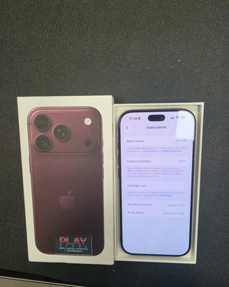 iPhone 18 pro borgogna 