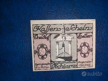 Banconota di Emergenza Austro Ungarica 1920 WW1