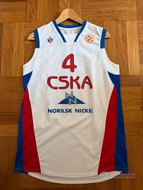 Canotta basket Theo Papaloukas Cska Mosca Eurolega