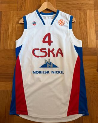 Canotta basket Theo Papaloukas Cska Mosca Eurolega
