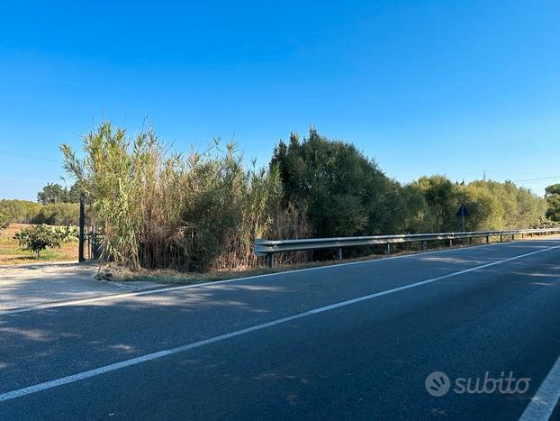 Monastir - San Sperate, fronte strada e recintato