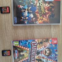 Switch Sonic forces e Carnival 