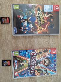 Switch Sonic forces e Carnival 