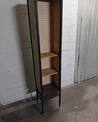 scaffale libreria con ruote