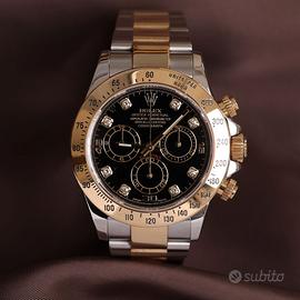 Rolex Daytona acciaio oro 116523 brillanti - full