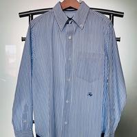 Camicia bambino bianca a righe blu tg 9 anni Fay