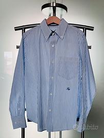 Camicia bambino bianca a righe blu tg 9 anni Fay