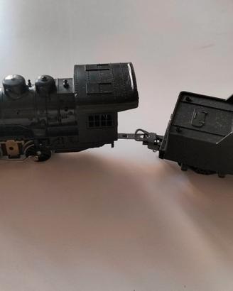 Locomotiva a vapore con tender marca Lima,