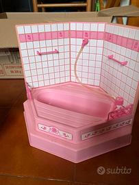 Vasca da bagno di Barbie vintage anni '80