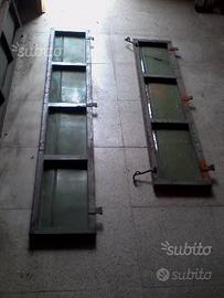 Ape Piaggio P501 Lunotto, Sponde