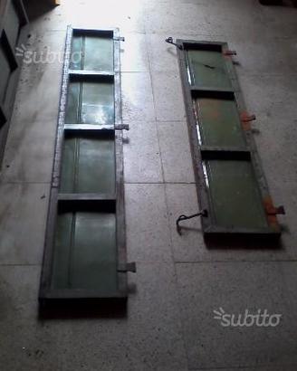 Ape Piaggio P501 Lunotto, Sponde