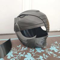 Power Rangers black nero ranger Casco cosplay
