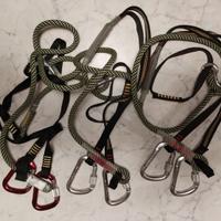 Tre set da ferrata con dissipatore 