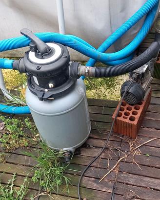  pompa e filtro a sabbia