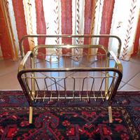 PORTARIVISTE MODERNARIATO ANNI '70 IN OTTONE LUCID