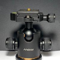 Andoer testa sferica 360’con piastra vite 1/4”