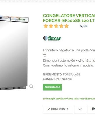 congelatore professionale