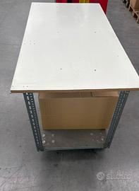 Banco 130cm con ruote