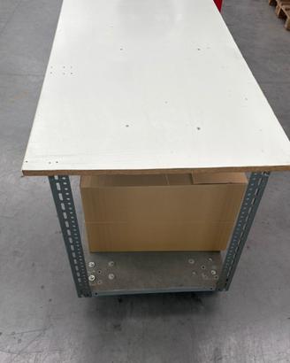 Banco 130cm con ruote