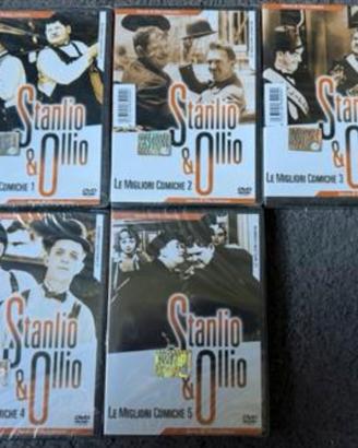 10 DVD Stanlio e Ollio ancora sigillati