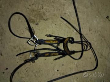 sella americana e briglia 