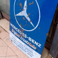 tabella smaltata Mercedes 