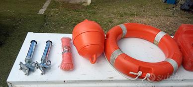 Porta canne salvagente boa bitte