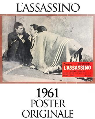 L'Assassino 1961 Poster Originale Petri Panelli