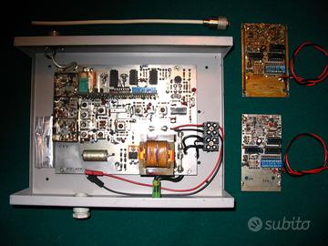 DUE TRASMETTITORI ED UN RICEVITORE RADIO 15 KM Due