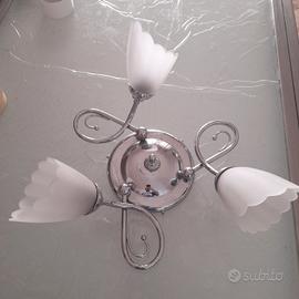Plafoniera Lampadario  Moderna CROMATA