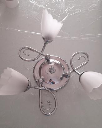 Plafoniera Lampadario  Moderna CROMATA
