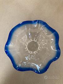 Centrotavola in vetro soffiato vintage