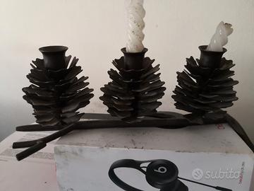 portacandela in ferro battuto 6