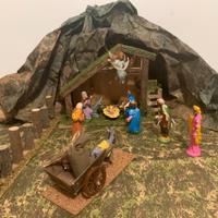 Presepe Completo di Statuine e Casetta.