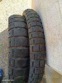 Coppia pneumatici moto 90/90/21. 150/70/18
