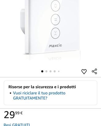 interruttore smart per tapparelle 
