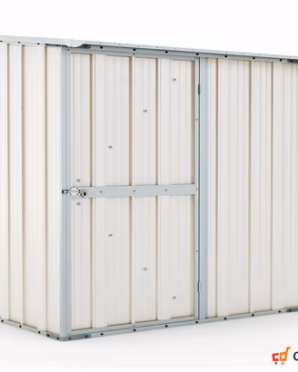 Box casetta giardino in Acciaio 174x100cm bianco