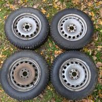 4 gomme e 4 cerchi da 14" per Fiat Panda 4x4 169