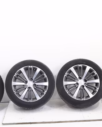 4 CERCHI IN LEGA PEUGEOT 208 Serie 195/55/16 (12>1