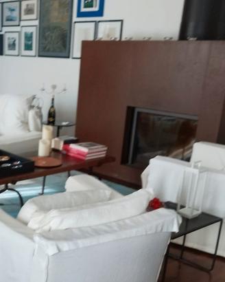 caminetto a legna stile moderno