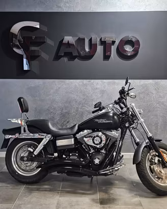 Harley-davidson Dyna Fat Bob nero opaco