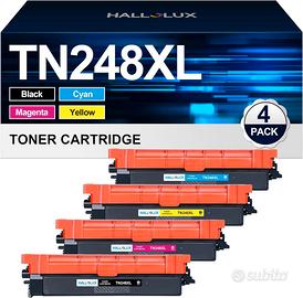 kit 4 Toner con chip Brother TN-248/XL MFC-L3760CD