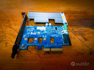 Scheda PCI HP Z Turbo Drive G2 PCIe x4 con dissipa